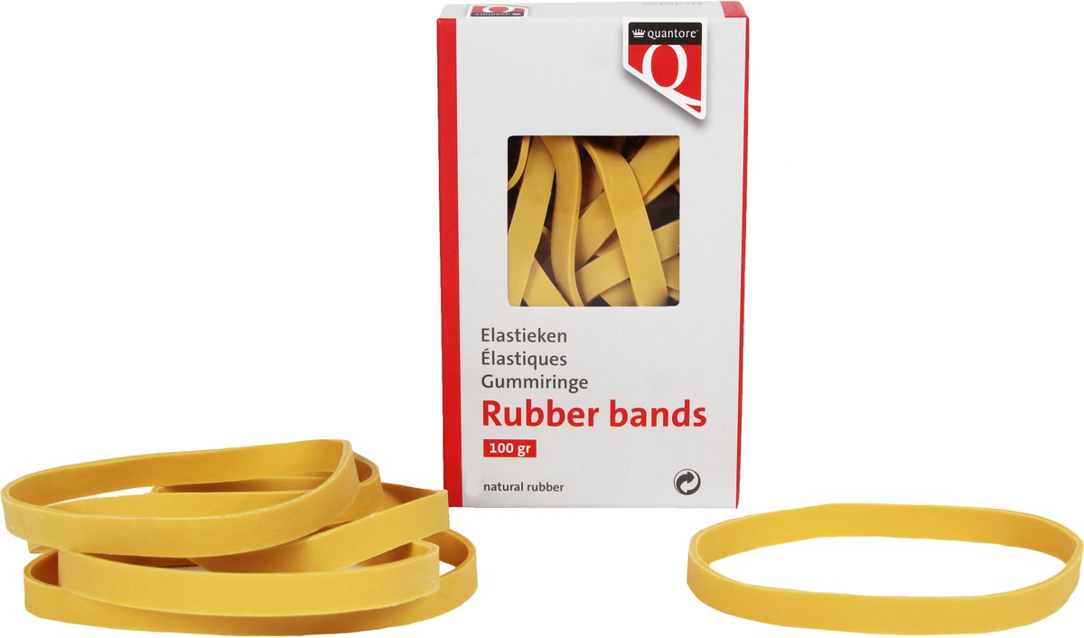 Elastiek Quantore 77 120x7.5x1mm 100gram | 80 stuks